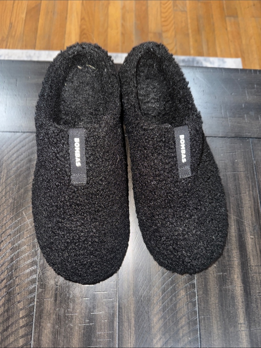 Bombas Black Men's Cozy Slip-On Loafers - Fuzzy Upper